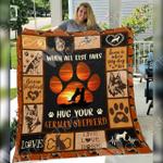 german shepherd hug your german shepherd quilt blanket dhc3112593td d2477817