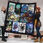 ghibi characters anime fan gift idea quilt d2422718