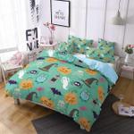 ghost pumpkin owl halloween theme bedding set bedroom decor d2192803