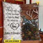 gift for deer lovers this is us out door love sherpa and quilt blanket ln d2413357