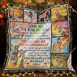 giraffe theres nothing great a mothers love quilt ctn112 d2421459
