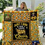 girl loves cows quilt blanket dhc1501502vt d2479884