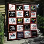 go running pkt200623 quilt blanket d2483936