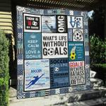 goals blue quilt blanket quilt d2414984