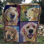 golden retriever dog 1 quilt d2423677
