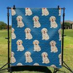golden retriever dog hur quilt cysiuj d2489296
