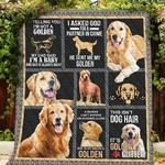 golden retriever its golden gliter quilt blanket dhc31121398td d2482371