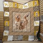 golden retriever loving dog quilt blanket dhc09121874dd d2447581