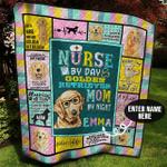 golden retriever nurse personalized quilt blanket bbb300553ht d2447276