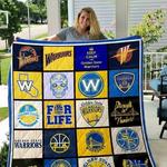 golden state warriors ver 01 all season plus size quilt blanket d2456594