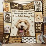 goldendoodle dog quilt blanket dhc0102585td d2482331