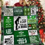 golf girl nt2309027cl quilt blanket d2414267