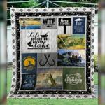 gone fishing life is better at the lake quilt blanket great customized gifts for birthday 0