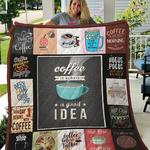 good day begins with coffee quilt blanket great customized blanket gifts for birthday christmas 0