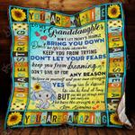 grandma to granddaughter dont give up quilt shb008 d2421432