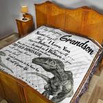 grandma to grandson quilt blanket dhc02011653dd d2446501