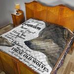 grandparents to grandson quilt blanket dhc02011662dd d2447628