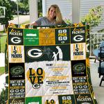 green bay packers to my grandson love grandmom quilt d2423064