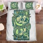 green dragon and skull printed bedding set bedroom decor d2115125