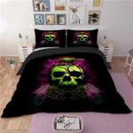 green skull bird duvet cover bedding set d2246788