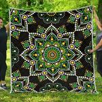 green white dot mandala cl17100316mdq quilt blanket d2483694
