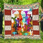 greyhound dog blanket quilt d2451884