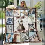 greyhound dog quilt blanket d2452790