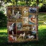 greyhound portrait cl10100151mdq quilt blanket d2483412