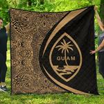 guam coat of arms polynesian premium quilt circle style 01 j2 quilt d2419774