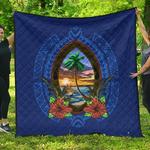 guam coat of arms polynesian quilt j2 quilt quilt d2419747