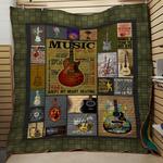 guitar music quilt d2423653