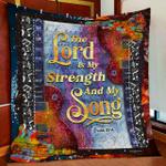 guitar my strength and my song quilt blanket d2448841
