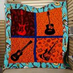 guitar quilt fabric cover d2484138