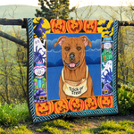 h bb standard printed quilt american pit bull halloween d2485127