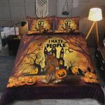 halloween big foot i hate people bed sheets spread comforter duvet cover bedding sets d2124117
