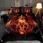 halloween dragon on fire printed bedding set bedroom decor d2229244