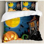 halloween gothic haunted house bedding set all over prints d2117167