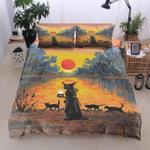 halloween magic of the sunset bedding set all over prints d2159011