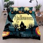 halloween moon printed bedding set bedroom decor d2231651