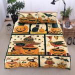 halloween owl party printed bedding set bedroom decor d2188808