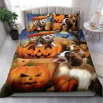 halloween pets meeting 3d bedding set bedroom decor d2139308