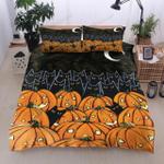 halloween pumpkin black cat bed sheets spread comforter duvet cover bedding sets perfect gifts for