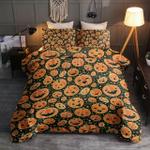 halloween pumpkin smile printed bedding set bedroom decor d2191146