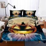 halloween pumpkin trick or treat bedding set bedroom decor d2188611