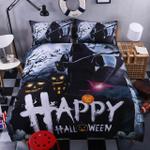 halloween skull ghost ct bedding set bevryk d2117696