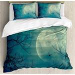 halloween with full moon 3d bedding set bedroom decor d2229381