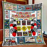happy birthday racing boy quilt blanket d2448612