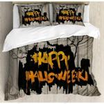 happy halloween black castle bedding set bedroom decor d2191063