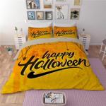 happy halloween yellow bedding set bedroom decor d2229178