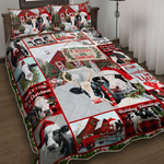 have yourself a merry little christmas cow quilt bedding set hn141105 d2218055